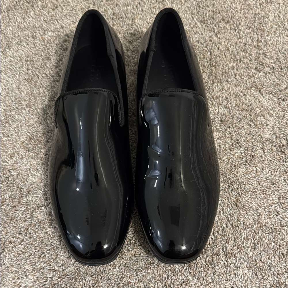ASOS Black Patent Leather Loafers